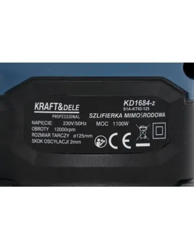 Slefuitor excentric, 1100W, KD1684-Z, Kraft&Dele Slefuitor excentric, 1100W, KD1684-Z, Kraft&Dele