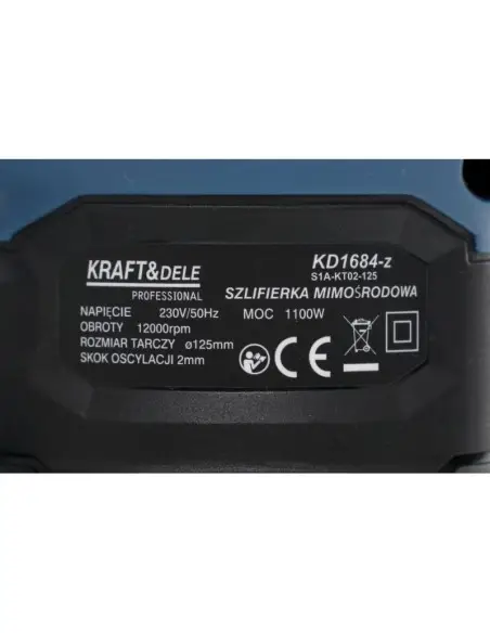 Slefuitor excentric, 1100W, KD1684-Z, Kraft&Dele Slefuitor excentric, 1100W, KD1684-Z, Kraft&Dele