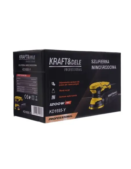 Slefuitor excentric, 1200W, KD1695-Y, Kraft&Dele Slefuitor excentric, 1200W, KD1695-Y, Kraft&Dele