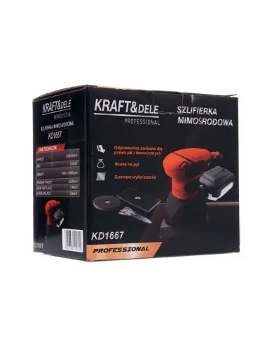 Slefuitor excentric, 1200W, KD1667, Kraft&Dele