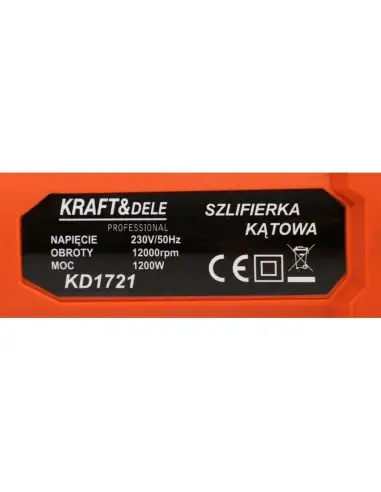 Polizor unghiular, 125mm 1200W, KD1721, Kraft&Dele Polizor unghiular, 125mm 1200W, KD1721, Kraft&Dele
