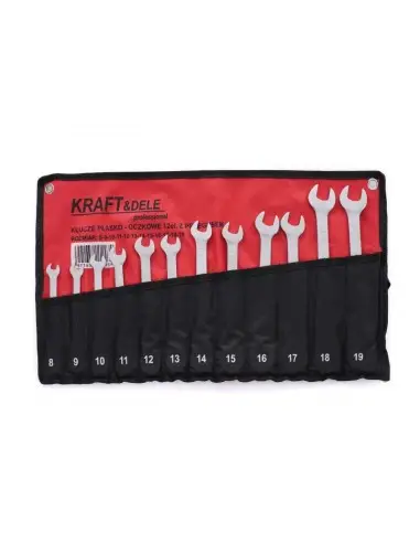 Chei combinate cu clichet, 12 buc, KD10947, Kraft&Dele