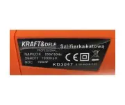 Polizor unghiular, 1600W 125mm, KD3047, Kraft&Dele