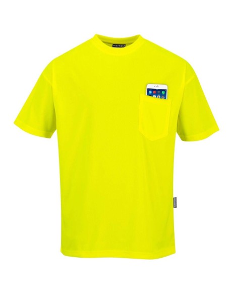 Tricou Day-Vis cu Maneci Scurte si Buzunar