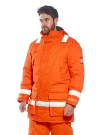 Jacheta de Iarna Antistatica, Ignifuga