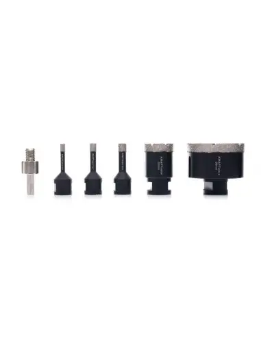 Set carote diamantate, 6 buc 6-68mm, KD11226, Kraft&Dele Set carote diamantate, 6 buc 6-68mm, KD11226, Kraft&Dele