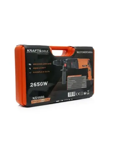 Masina de gaurit cu percutie, 2650W, KD1690, Kraft&Dele Masina de gaurit cu percutie, 2650W, KD1690, Kraft&Dele