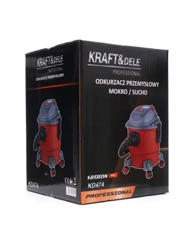 Aspirator industrial, 15L 1200W, KD474, Kraft&Dele