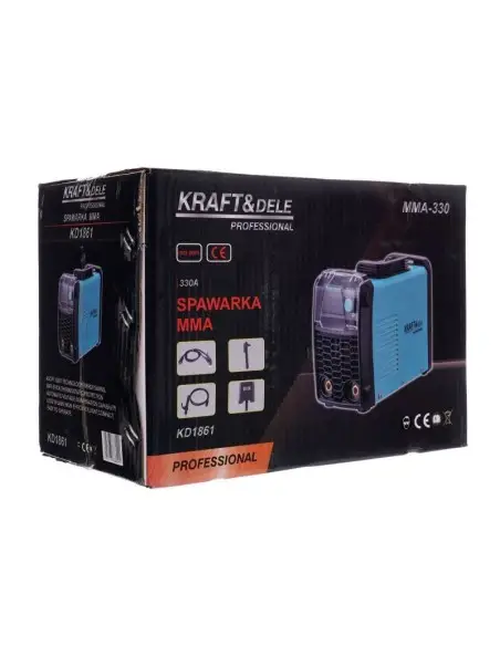 Aparat de sudura invertor, MMA 330A, KD1861 Kraft&Dele