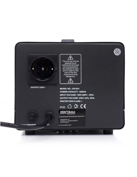 Stabilizator de tensiune, AVR 1000VA 230V, KD1931, Kraft&Dele