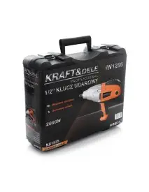 Pistol impact reglare, 2000W 800Nm LCD, KD1535, Kraft&Dele