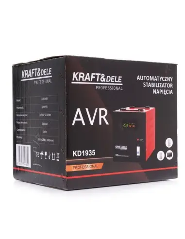 Stabilizator de tensiune, AVR 5000VA 230V, KD1935, Kraft&Dele