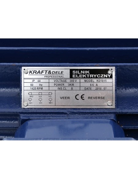 Motor electric, 3.0KW 380V, KD1815, Kraft&Dele
