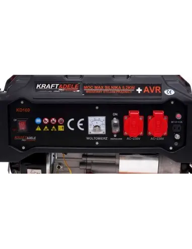 Generator curent, 3500W 12/230V, KD160, Kraft&Dele