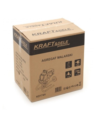 Aparat de vopsit, 800W cu piston, KD1744, Kraft&Dele