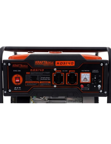 Generator curent monofazat, 3kW/3.2kW, KD3140, Kraft&Dele