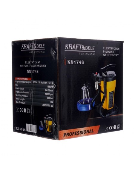 Aparat de vopsit, 1550W 1500 rpm, KD1748, Kraft&Dele