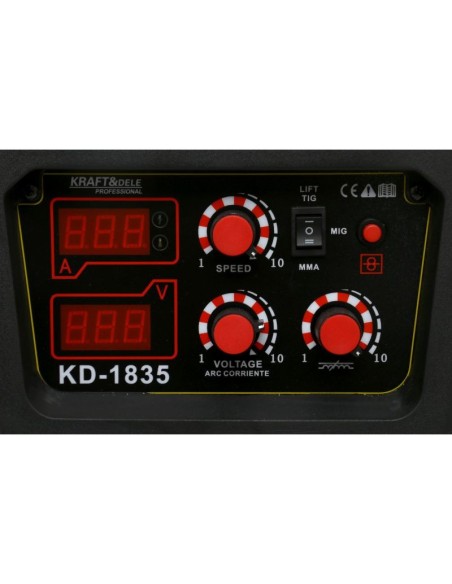 Aparat de sudura, MIG/MAG+MMA+TIG-LIFT, KD1835, Kraft&Dele Aparat de sudura, MIG/MAG+MMA+TIG-LIFT, KD1835, Kraft&Dele
