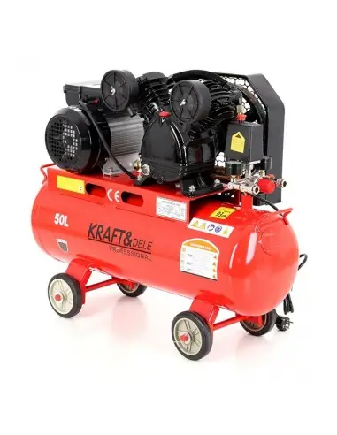 Compresor de aer industrial, 50L 2 pistoane, KD403, Kraft&Dele Compresor de aer industrial, 50L 2 pistoane, KD403, Kraft&Dele