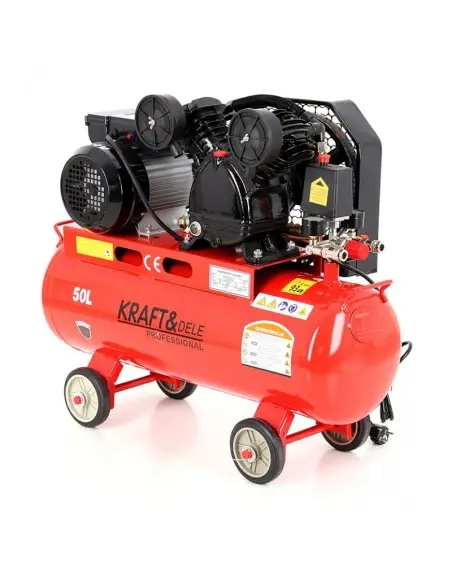 Compresor de aer industrial, 50L 2 pistoane, KD403, Kraft&Dele Compresor de aer industrial, 50L 2 pistoane, KD403, Kraft&Dele