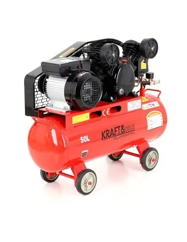 Compresor de aer industrial, 50L 2 pistoane, KD403, Kraft&Dele Compresor de aer industrial, 50L 2 pistoane, KD403, Kraft&Dele