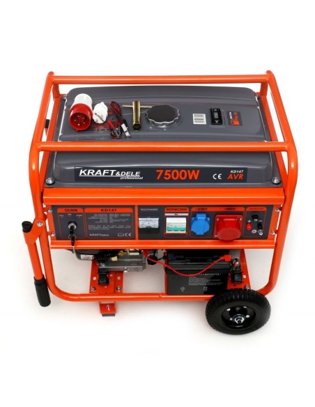 Generator de curent, 7500W 230/400V, KD147, Kraft&Dele