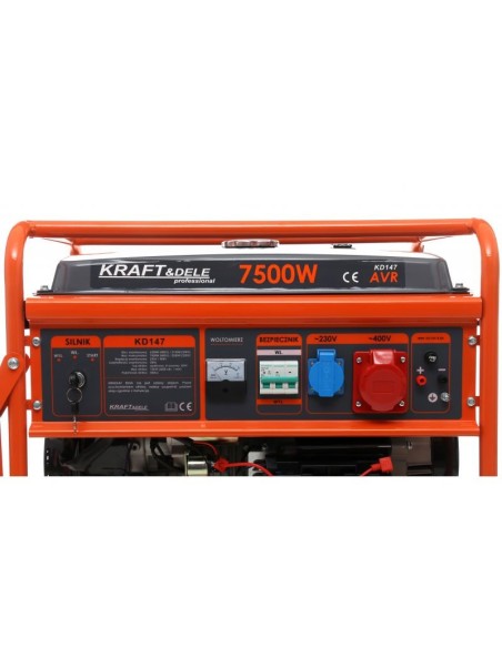 Generator de curent, 7500W 230/400V, KD147, Kraft&Dele