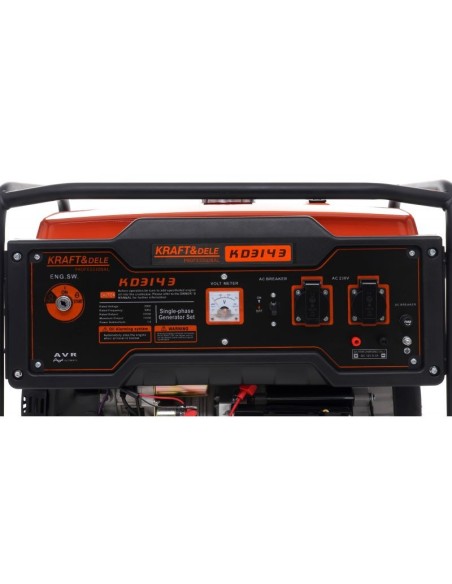Generator curent monofazat, 6.5kW/7kW, KD3143, Kraft&Dele