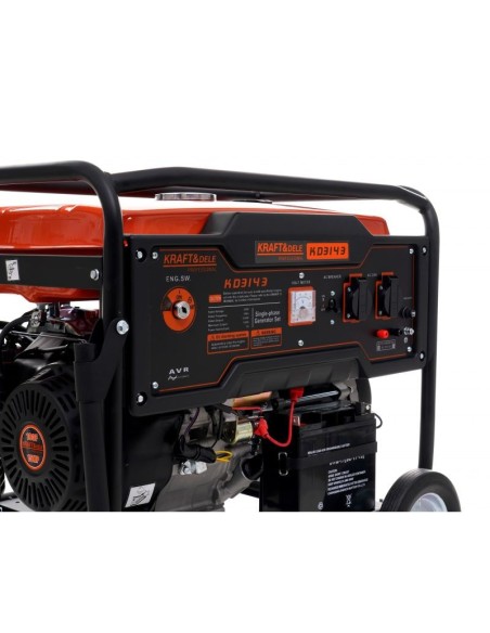 Generator curent monofazat, 6.5kW/7kW, KD3143, Kraft&Dele
