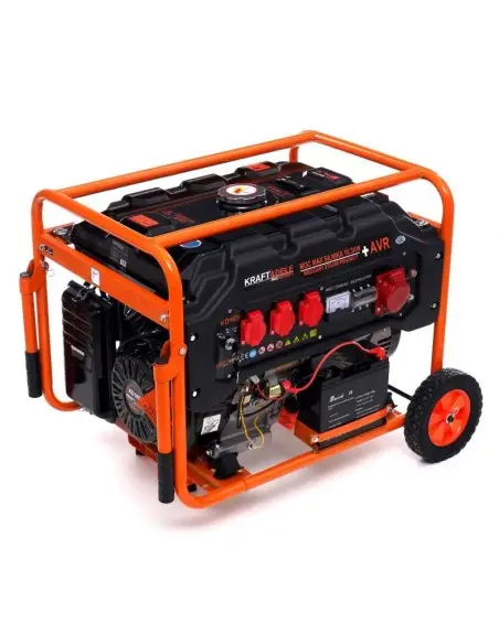 Generator de curent, 5500W 12/230V/380V, KD165, Kraft&Dele