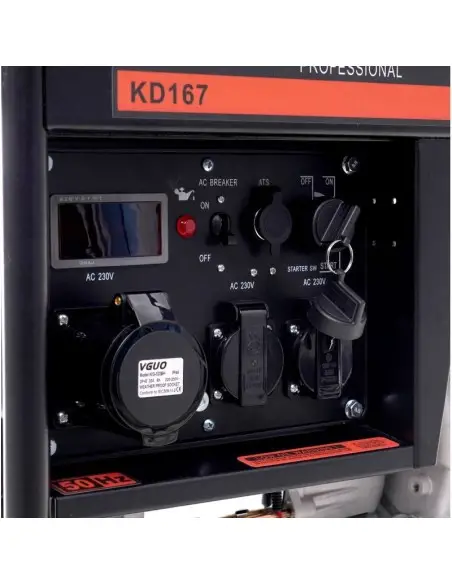 Generator curent, 6kW/230V, KD167, Kraft&Dele