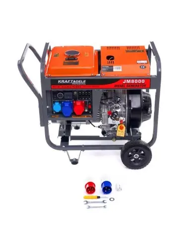 Generator curent diesel, 8KW 80% 230/380V, KD126, Kraft&Dele