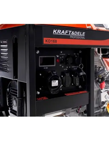 Generator curent, 7.5kW/230V, KD168, Kraft&Dele