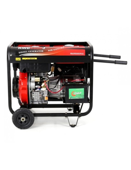 Generator curent diesel, 6500W 12/230V, KD122, Kraft&Dele