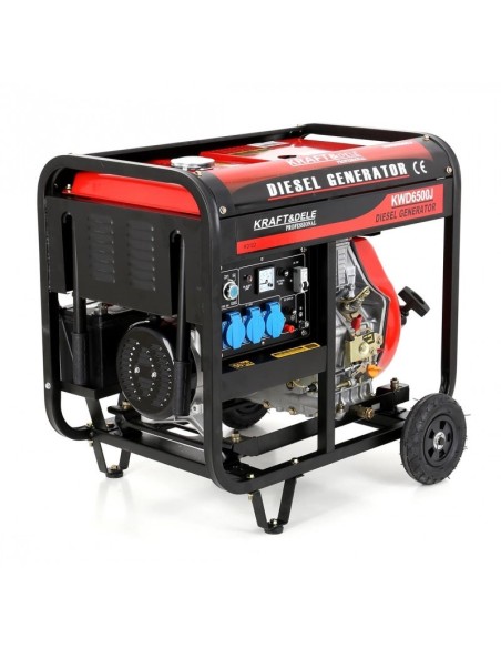 Generator curent diesel, 6500W 12/230V, KD122, Kraft&Dele