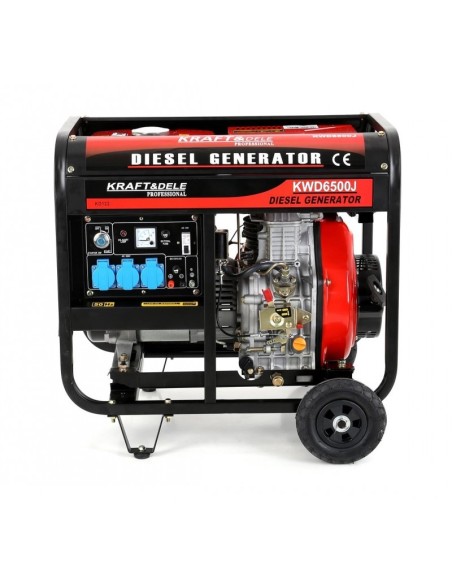 Generator curent diesel, 6500W 12/230V, KD122, Kraft&Dele