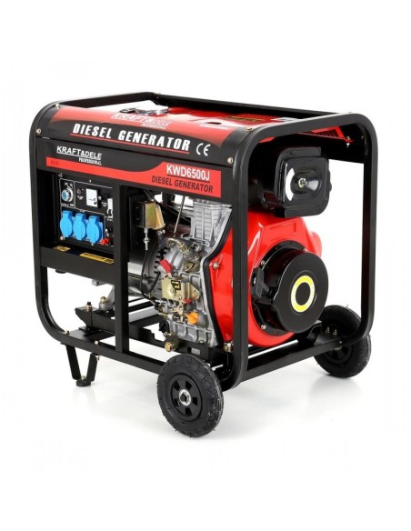 Generator curent diesel, 6500W 12/230V, KD122, Kraft&Dele