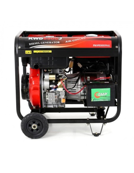 Generator curent diesel, 6500W 12/230V, KD122, Kraft&Dele
