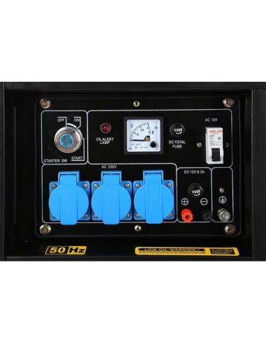 Generator curent diesel, 6500W 12/230V, KD122, Kraft&Dele