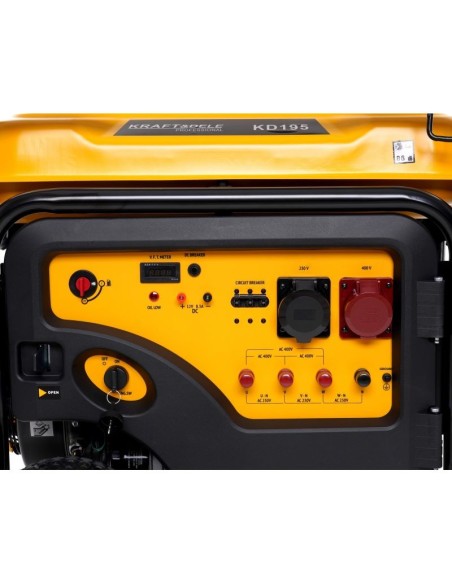 Generator pe benzina, 11/12kW, KD195, Kraft&Dele Generator pe benzina, 11/12kW, KD195, Kraft&Dele