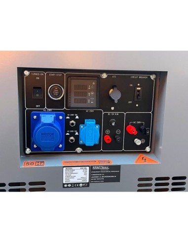 Generator curent monofazat, 12/13kW, KD197, Kraft&Dele