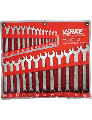 Chei combinate, 25 buc 6-32mm, V35336, Verke Chei combinate, 25 buc 6-32mm, V35336, Verke