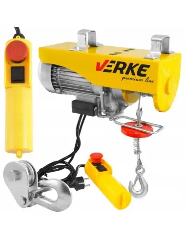 Macara electrica, 250/125 kg 540W, V06050, Verke Macara electrica, 250/125 kg 540W, V06050, Verke