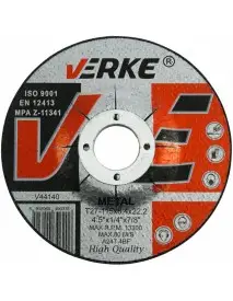 Disc de slefuit metal, 115x6,4x22,2mm, V44140, Verke