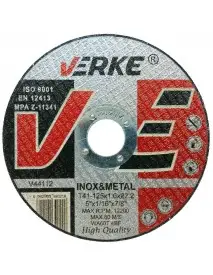Disc taiere inox/metal, 125mm, V44112, Verke