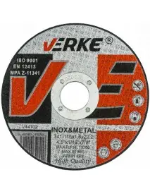 Discuri taiere metal, 115mm, V44102, Verke