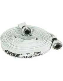 Furtun refulare motopompe, 20m cu conectori, V60121, Verke