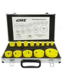 Set carote bimetal, 17 piese, V05090, Verke