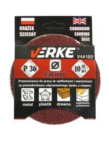 Set 10 discuri, textile panza abraziva, V44180, Verke