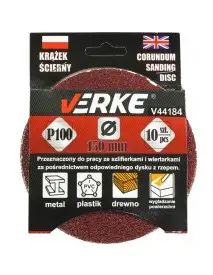 Set 10 discuri textile, abrazive, V44184, Verke